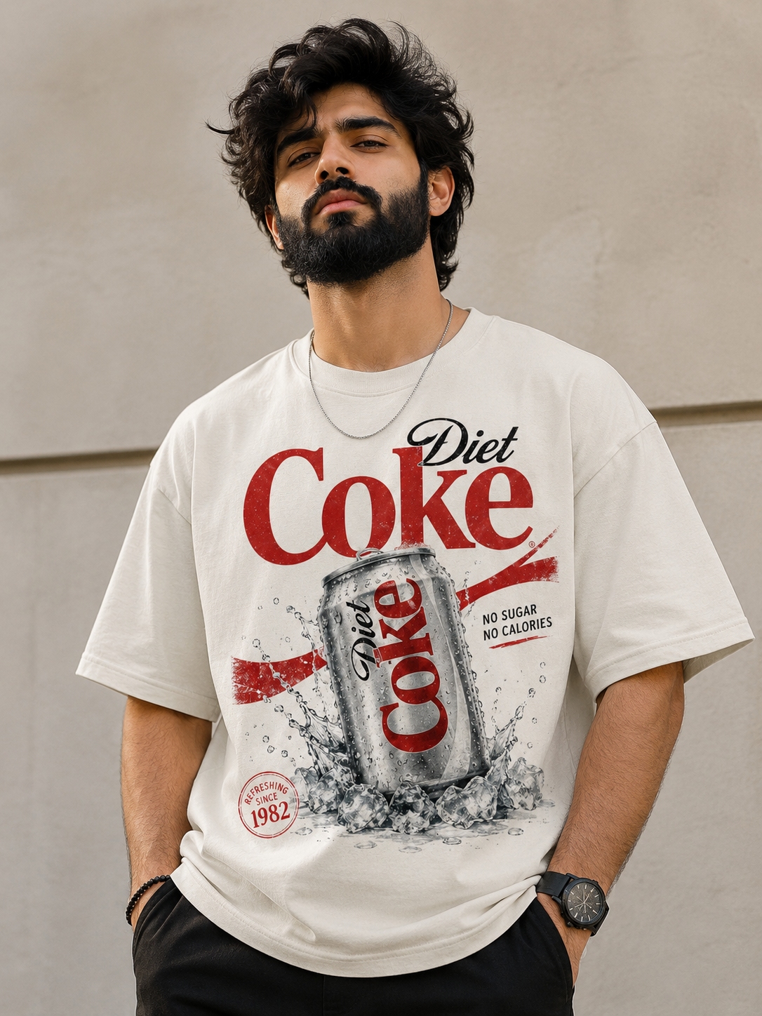PREMIUM OVERSIZED DROP SHOULDER GRAPHIC T-SHIRT