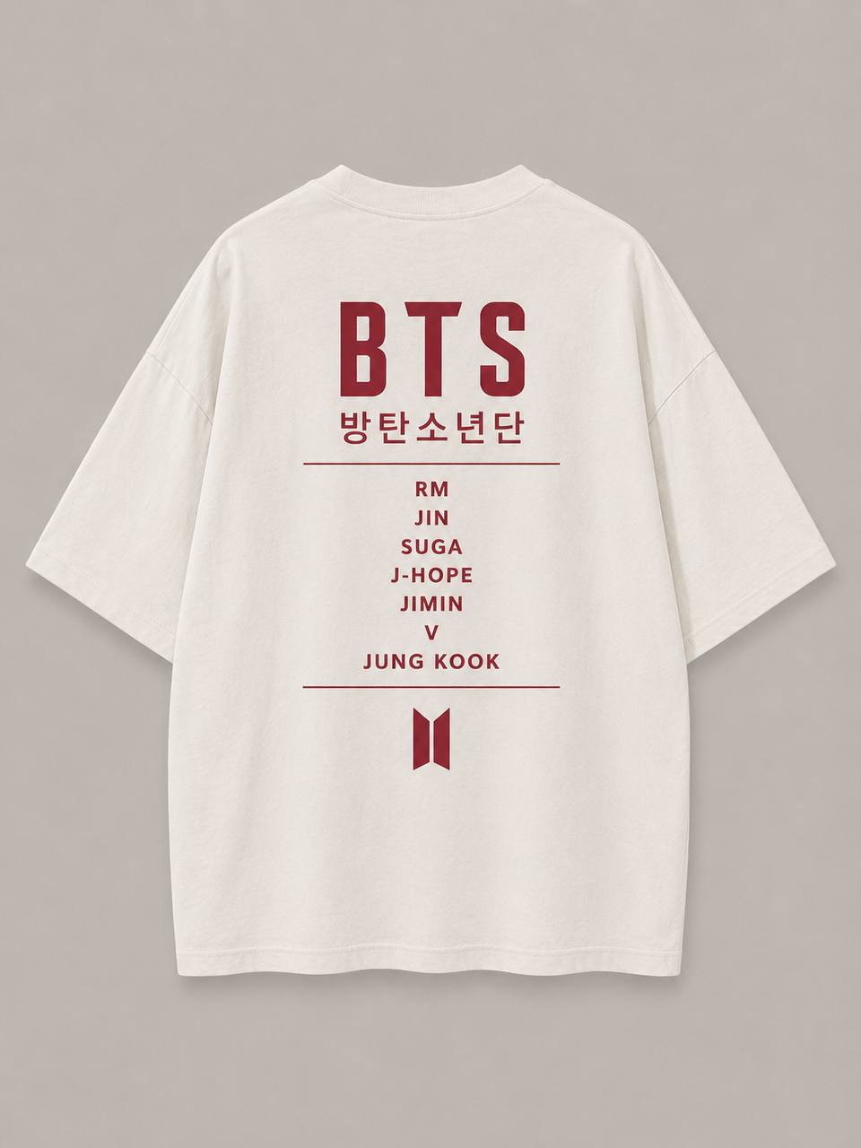 BTS Inspired Oversized T-Shirt – Unisex Premium 240 GSM – Auroste